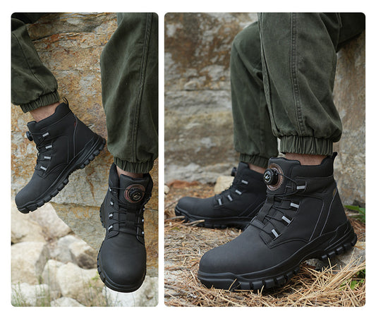 Waterproof Winter Safety Boots with Steel Toe Protection