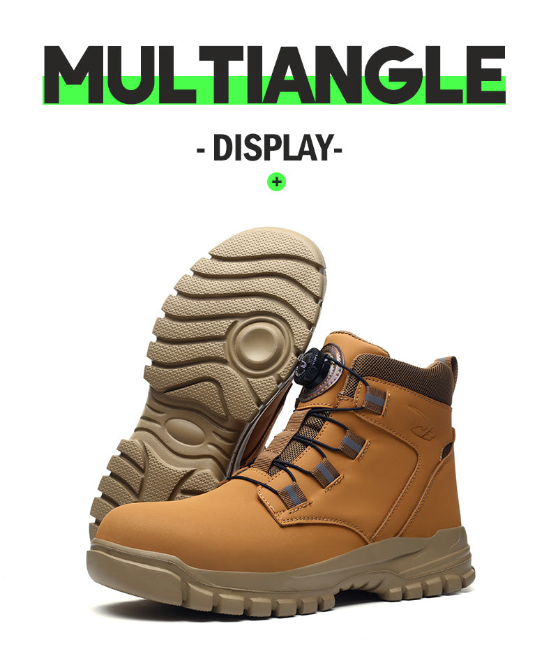Waterproof Winter Safety Boots with Steel Toe Protection