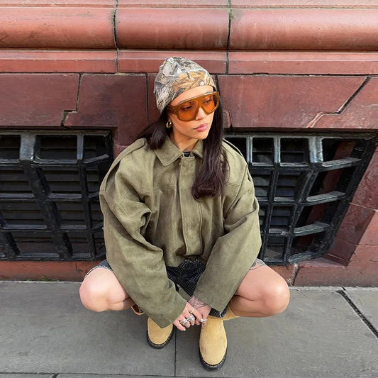 Sleeve Zipper Jacket