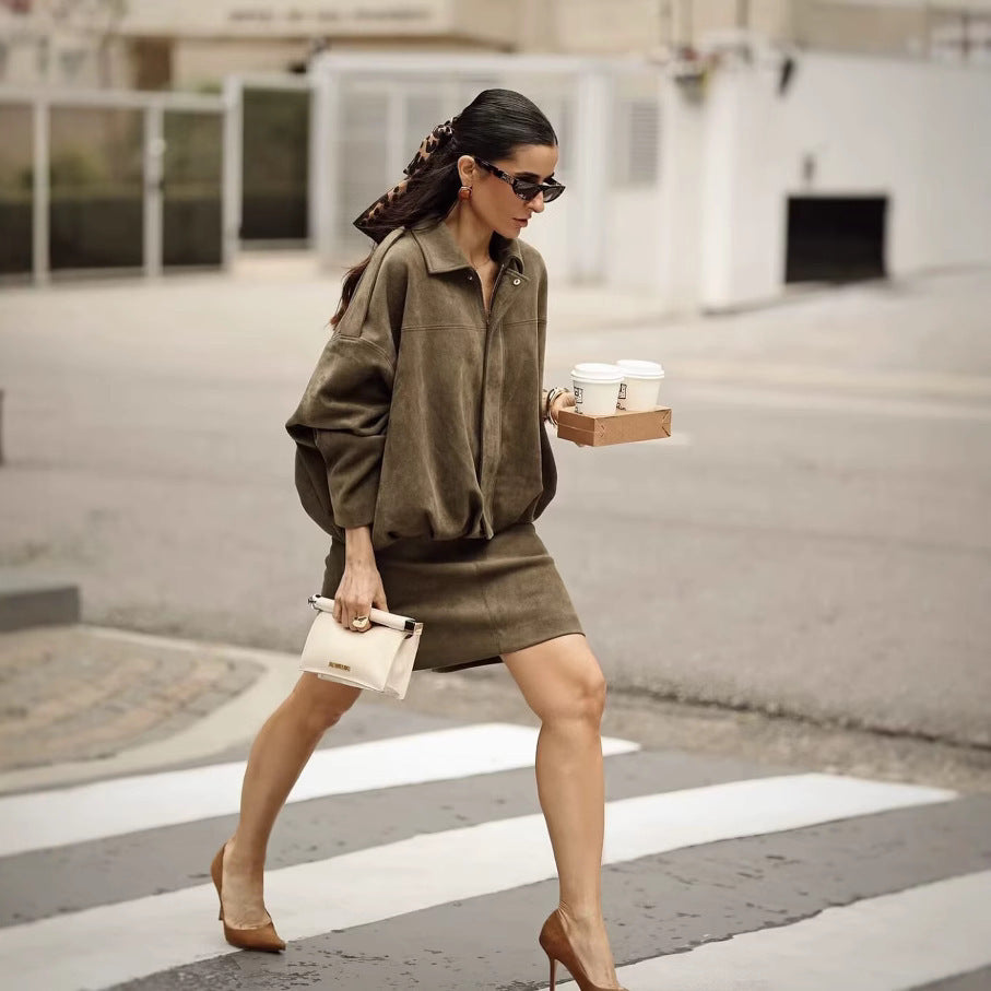 Sleeve Zipper Jacket