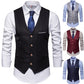 Suit Vest Men's Best Man Group Dress Vest Business Casual Suit Men's Vest Korean-style Slim-fit Vest