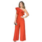 Elegant High Waist Sleeveless Jumpsuit