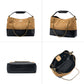 Chain shoulder crossbody leather tote bag suede handbag