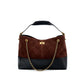 Chain shoulder crossbody leather tote bag suede handbag