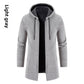 Men's Mid-Length Knit Jacket