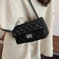 Rhombus Twist-Lock Shoulder Bag