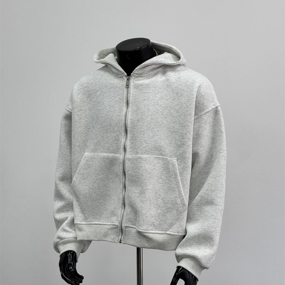 Hooded sweatshirt with a backpack on the back