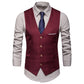 Suit Vest Men's Best Man Group Dress Vest Business Casual Suit Men's Vest Korean-style Slim-fit Vest
