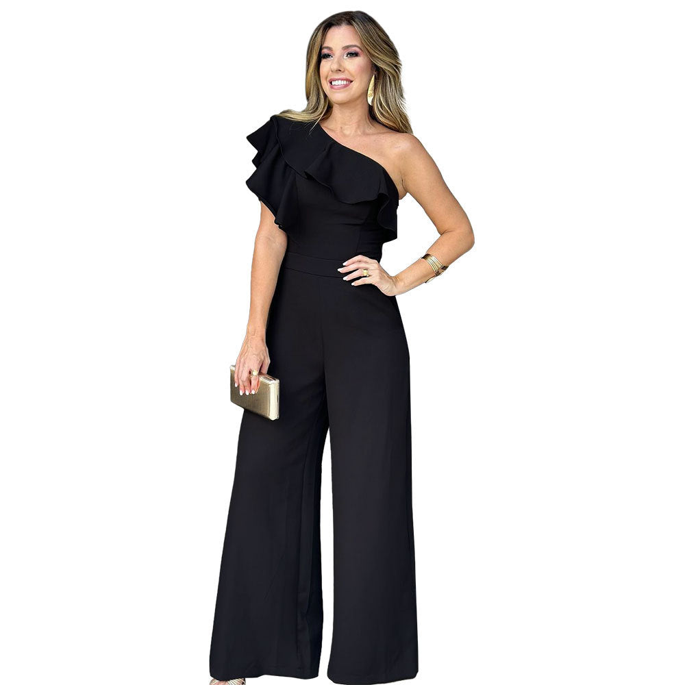 Elegant High Waist Sleeveless Jumpsuit