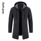 Men's Mid-Length Knit Jacket