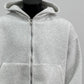 Hooded sweatshirt with a backpack on the back