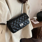 Rhombus Twist-Lock Shoulder Bag