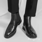 British & Korean Style Men’s Trendy High-Top Leather Chelsea Ankle Boots