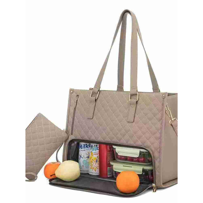 Women's Diamond Pattern PU Shoulder Bag