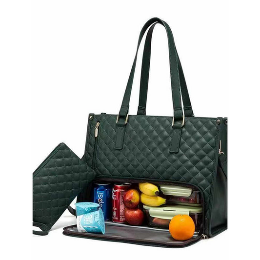 Women's Diamond Pattern PU Shoulder Bag