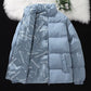 Men's double-sided thick down cotton-padded jackets