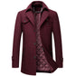 Men's Woolen Thickened Coat for Winter