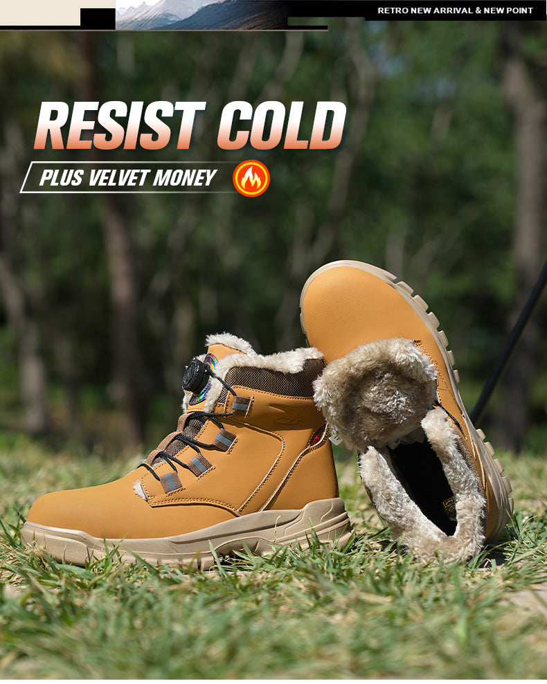 Waterproof Winter Safety Boots with Steel Toe Protection